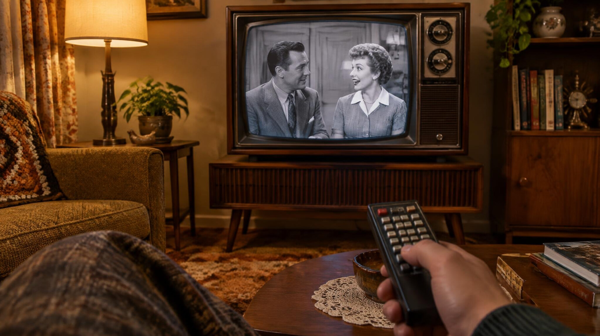 classic tv show on screen