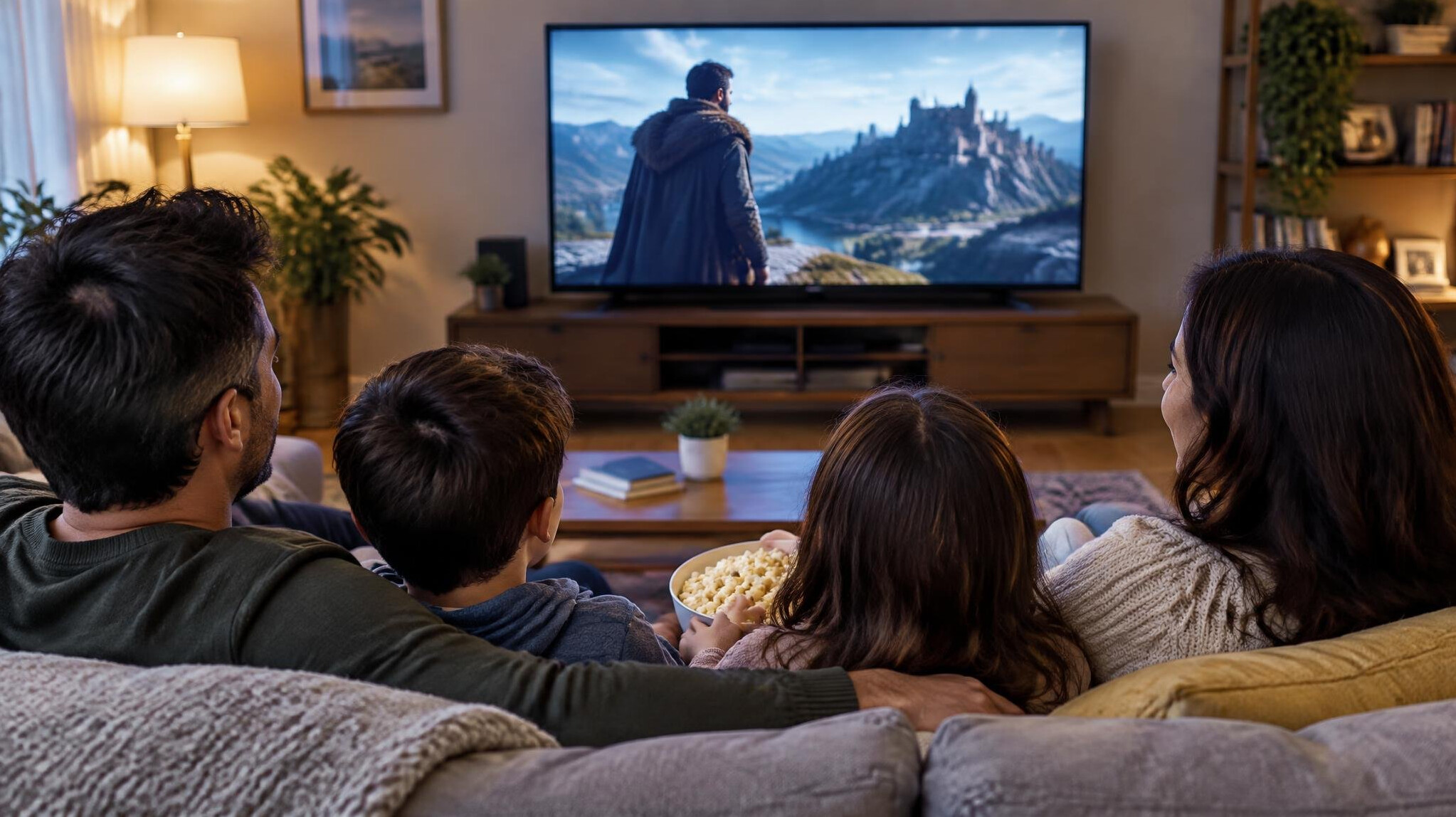 audience watching tv show