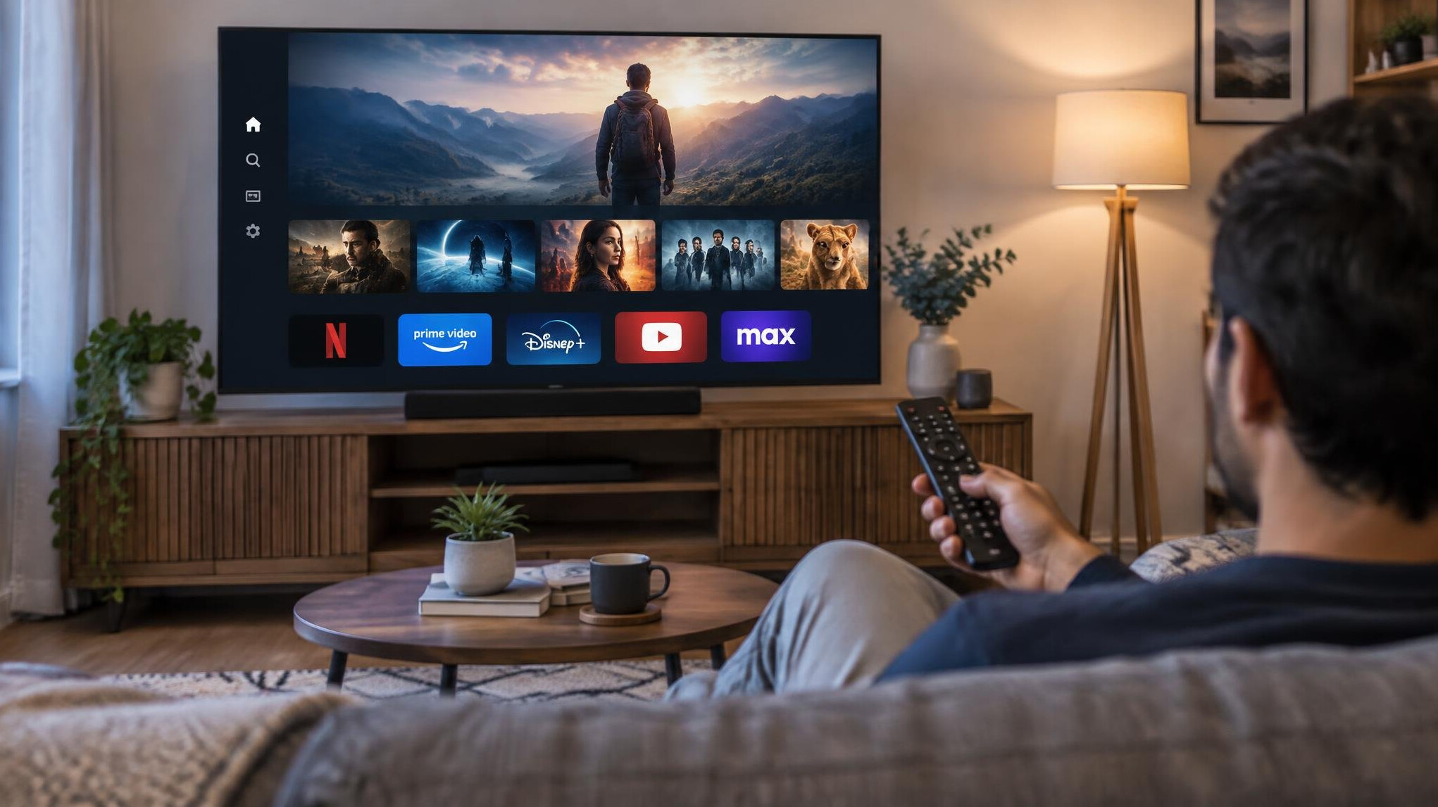 modern smart tv