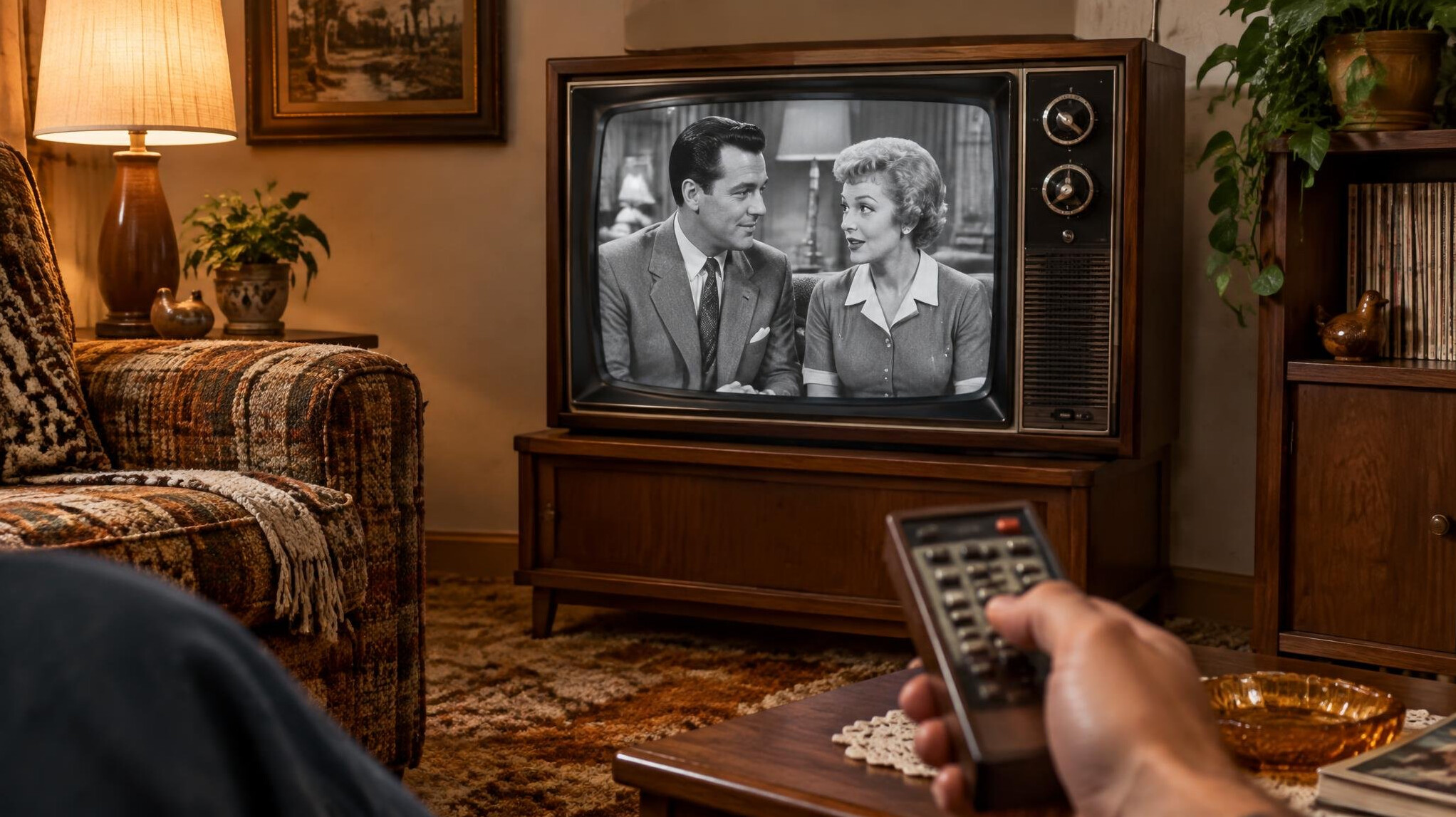 classic tv show on screen