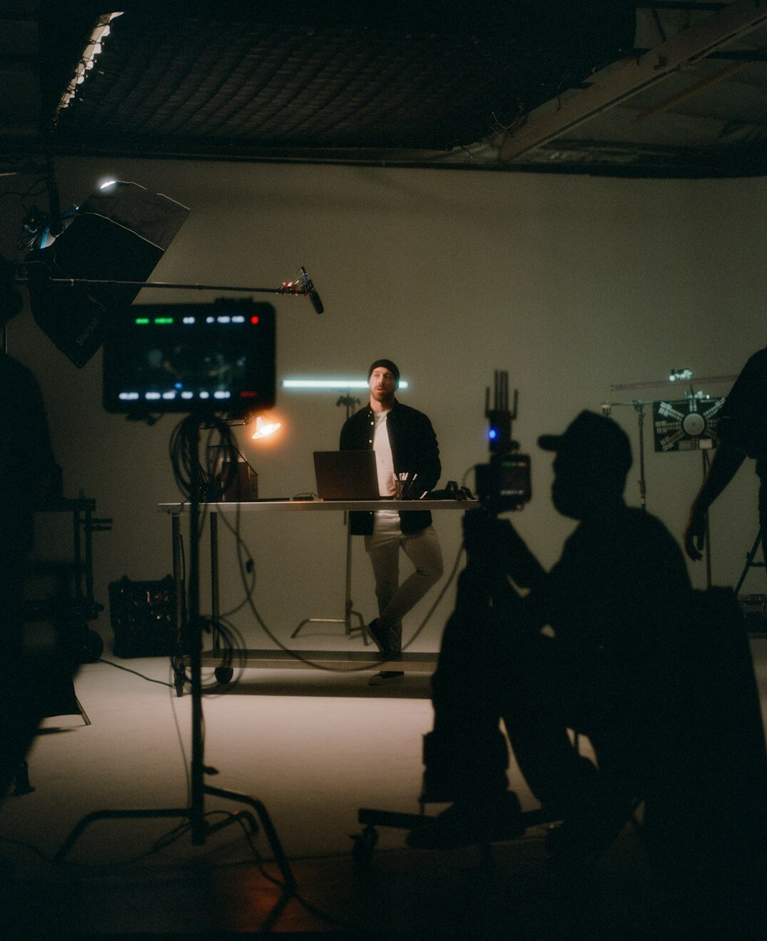 tv presenter on air