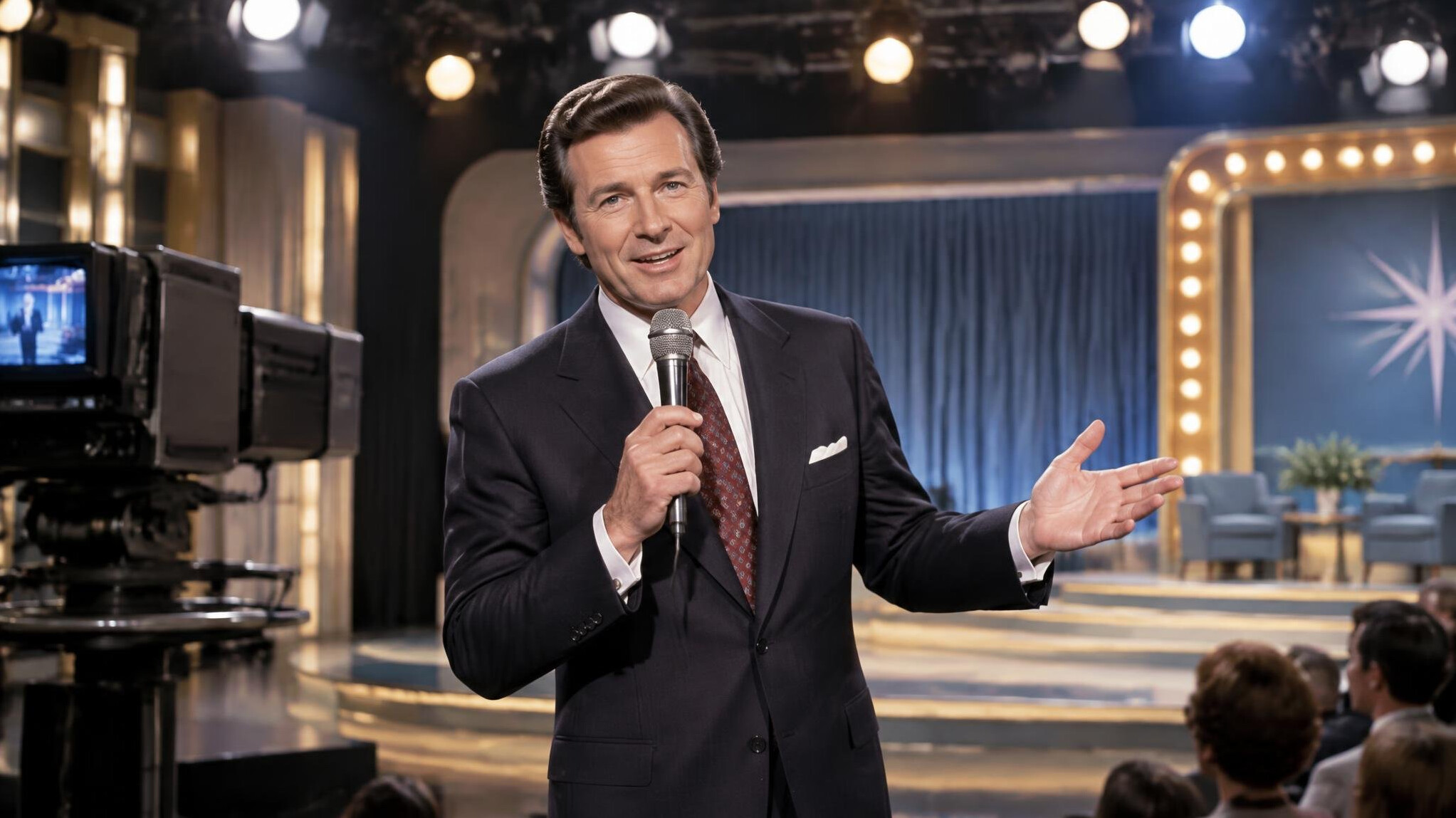 tv presenter hosting show