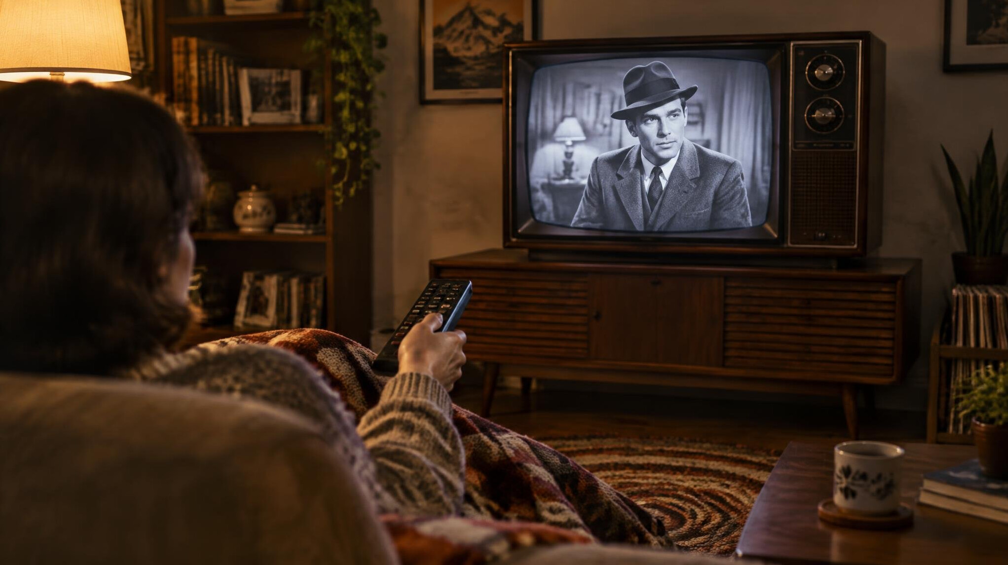 old television set