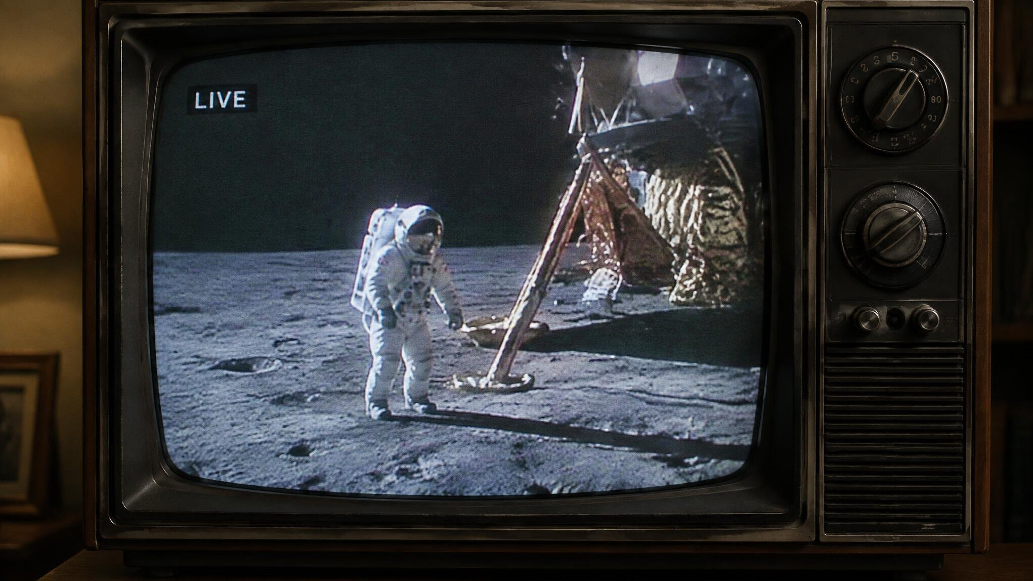 moon landing broadcast