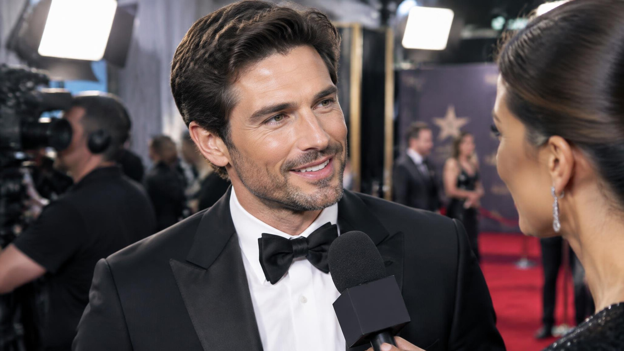 tv star backstage interview